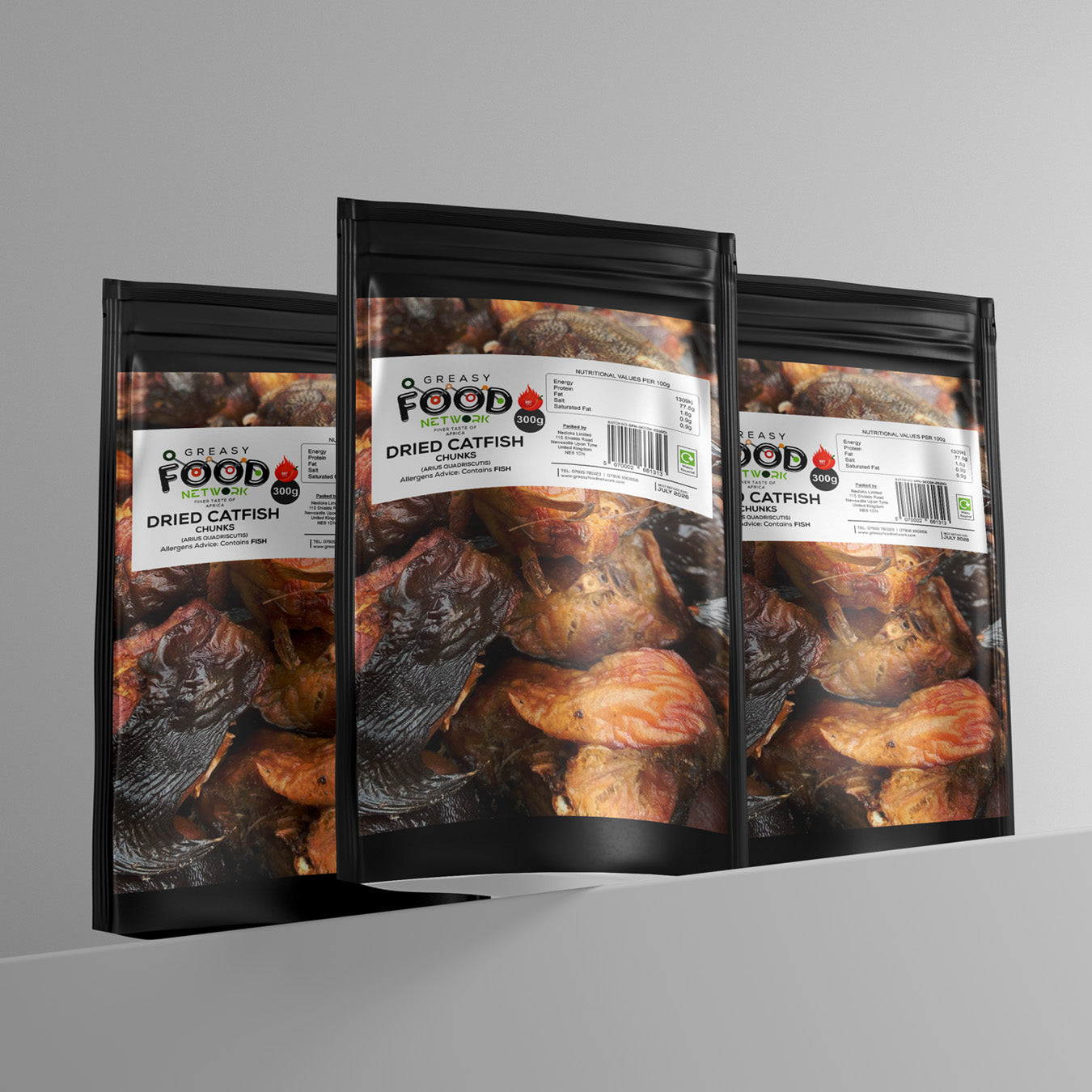Dried Peppered Catfish Chunks